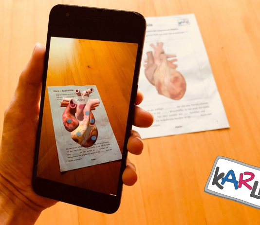 KARLI – Kidfriendly Augmented Reality Learning Interface look into KARLI - AR mode on smartphone