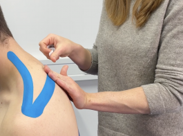 Anleitung Kinesio Tape M. trapezius Kinesiotape M. trapezius