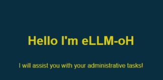 eLLM-oH – Enabling Large Language Models in the Organization of Hospital