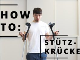 Wie verwendet man Stützkrücken?