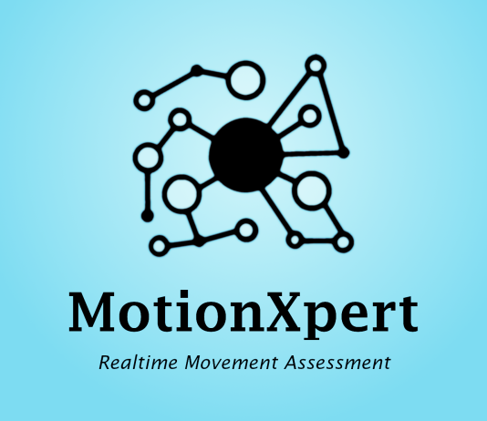 MotionXpert MotionXpert - Realtime Movement Assessment Logo with interconnected dots and blue background.