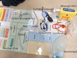Intubation mit Videolaryngoskop