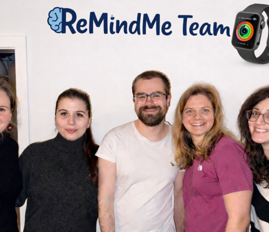 ReMindMe Picture of the 5 members of the Team